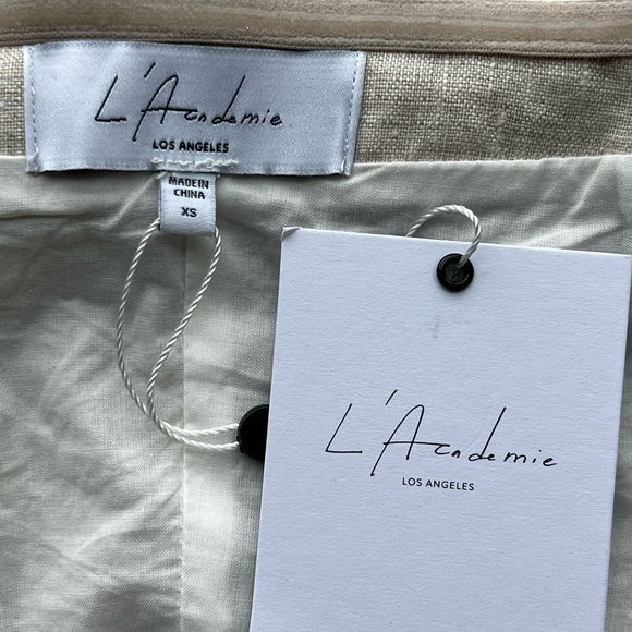 Revolve L’Academie Orsina Linen Top XS - Picture 3 of 4